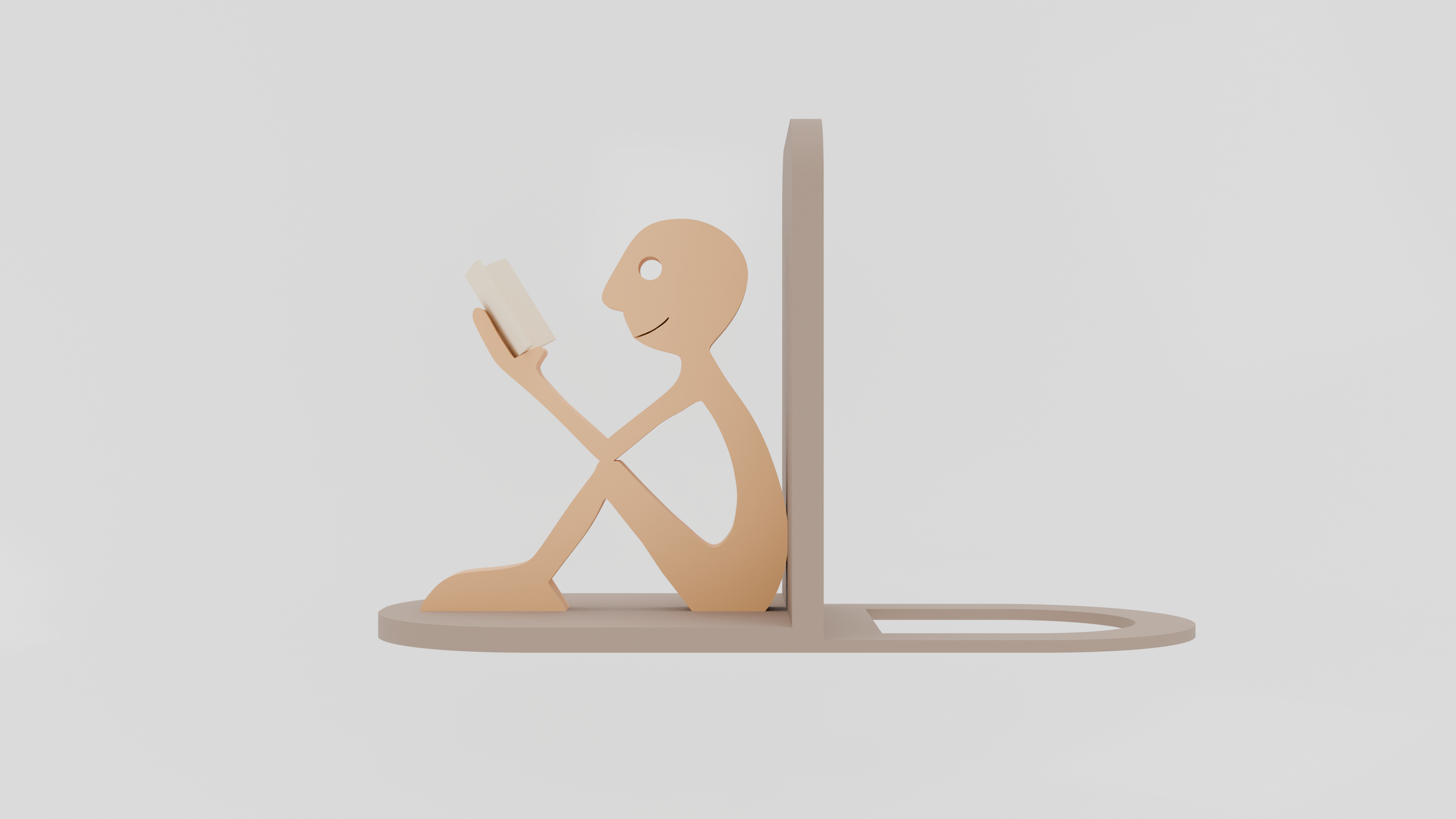 Reading Person Bookend