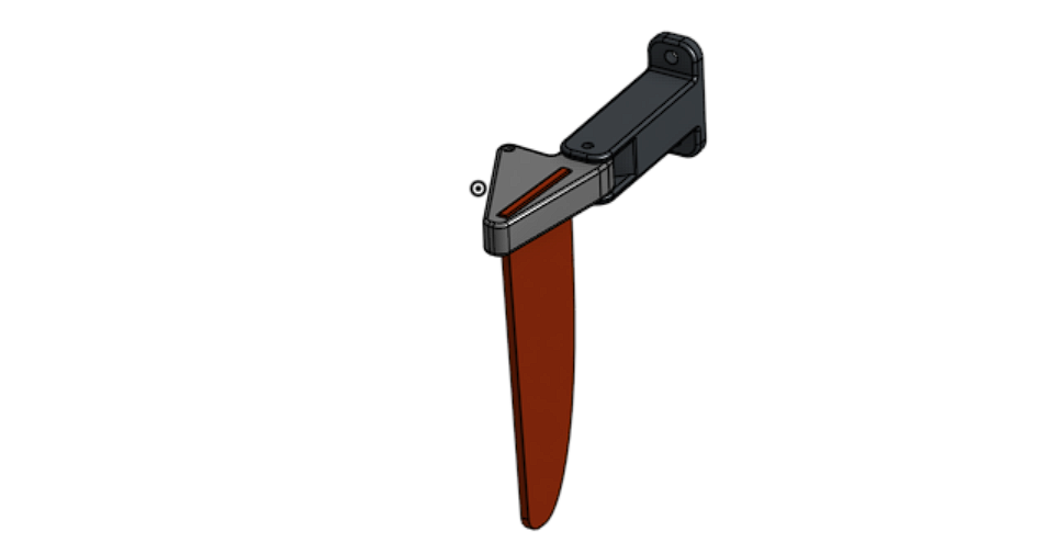 Rc Boat Rudder by riley tisue Download free STL model