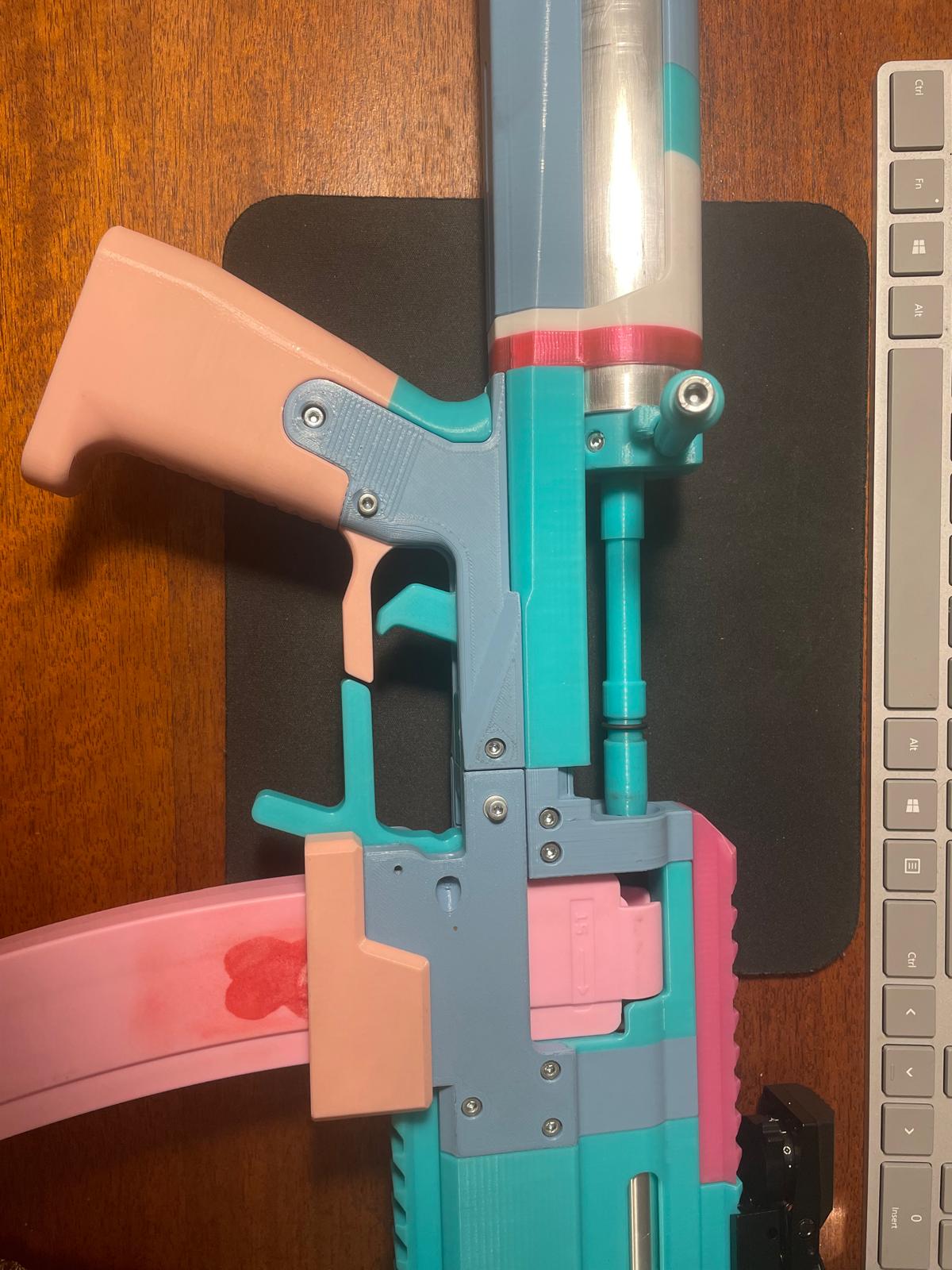 Printed ring sealed TC ram for Cynthia blaster