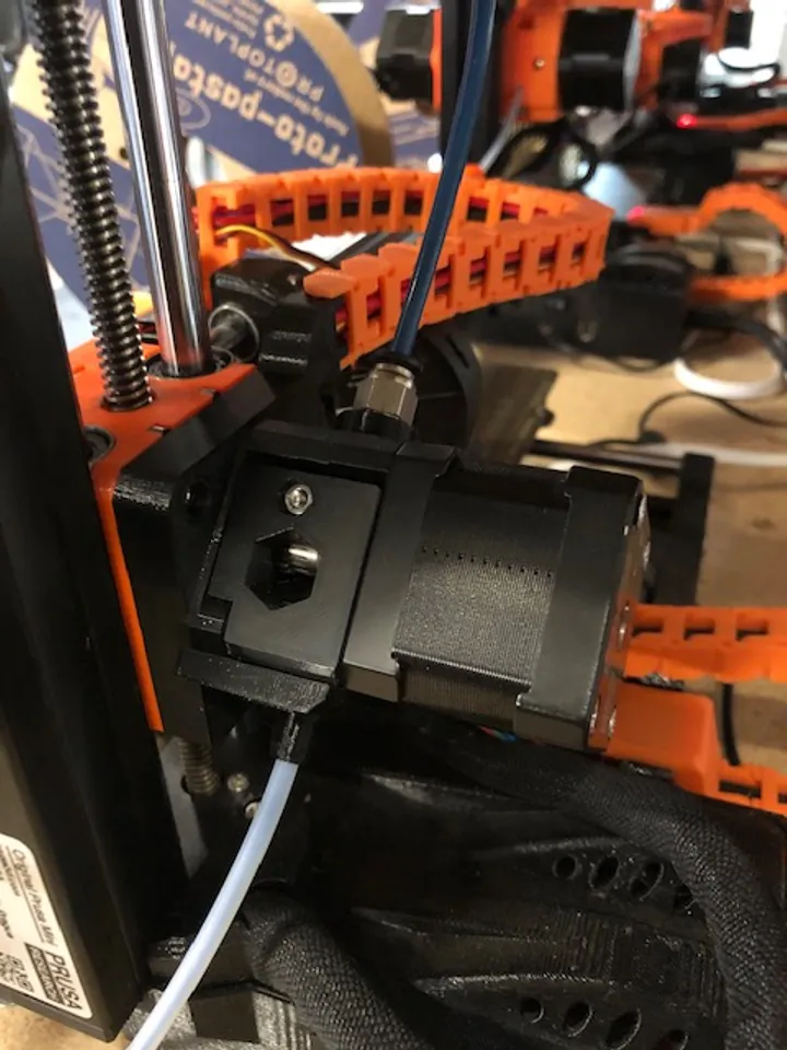 Prusa Mini Direct Hextruder by 3DP-MAMSIH, Download free STL model