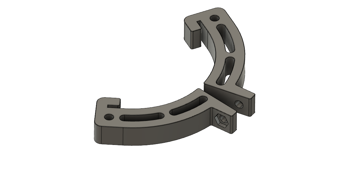 Universal Mount v2 and Extruderplate for Flsun QQs