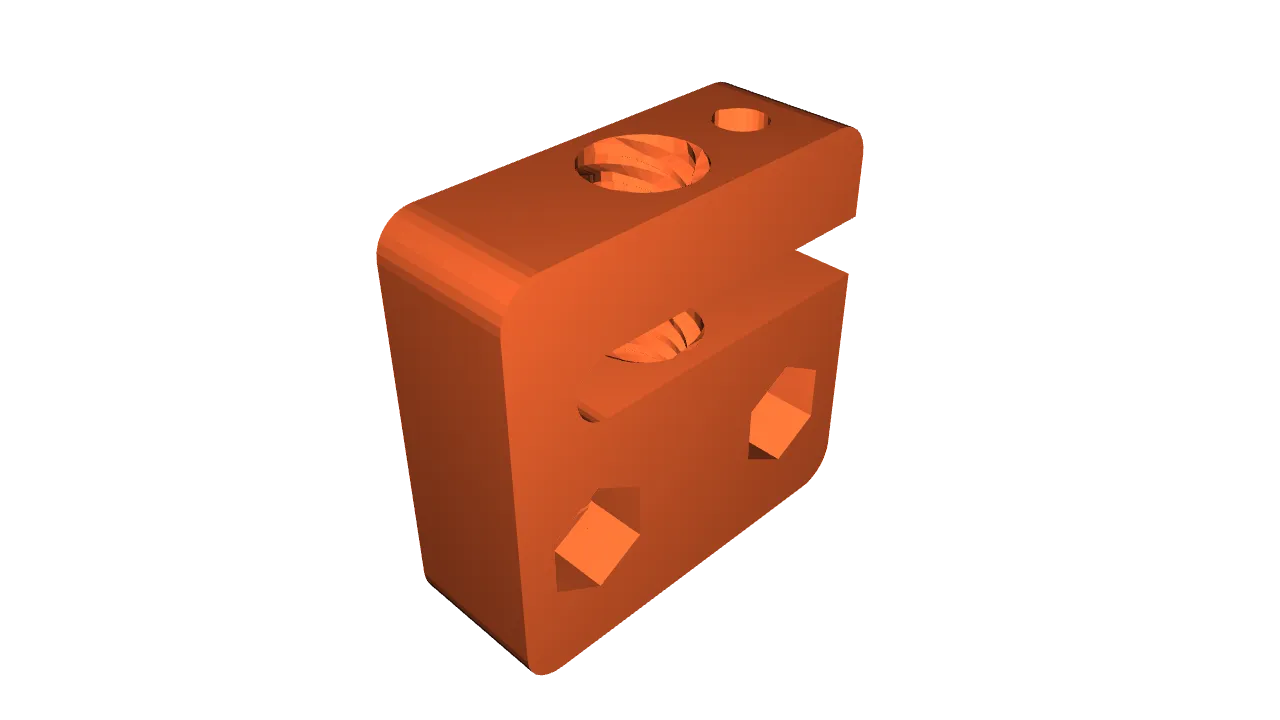 Openbuilds anti-backlash nut block - printable version by KP