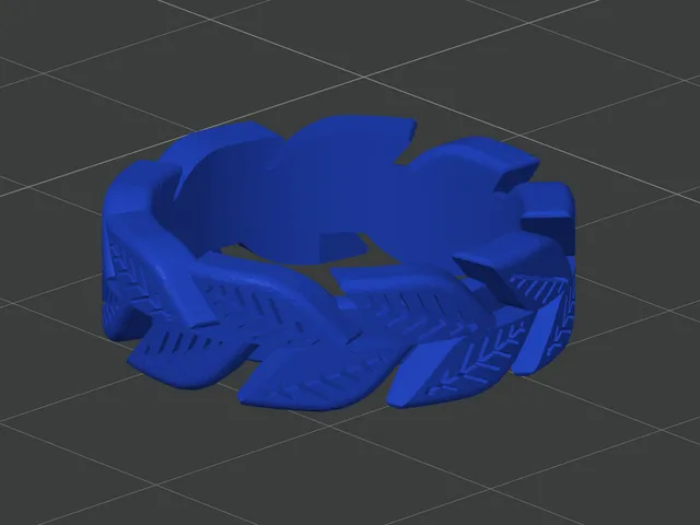 Leaf Ring - stabilized