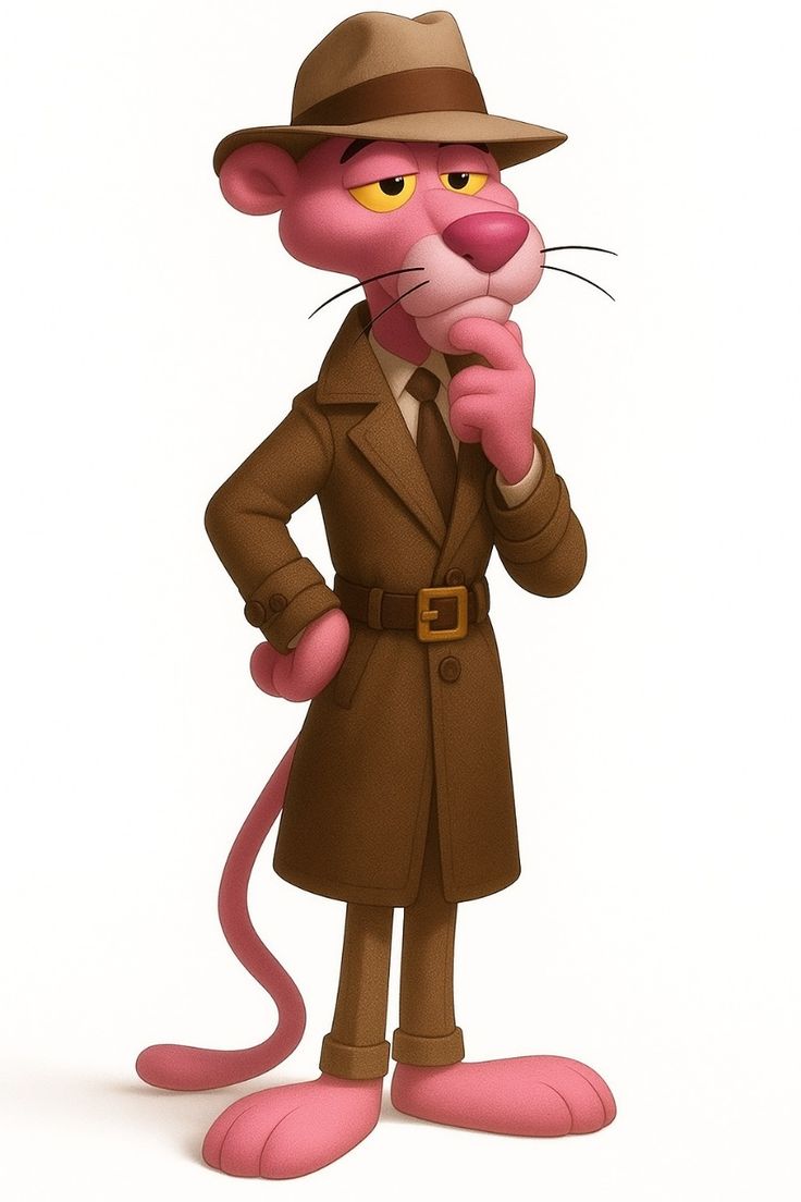 Pink Panther Detektiv 3D model by Martin Jörg