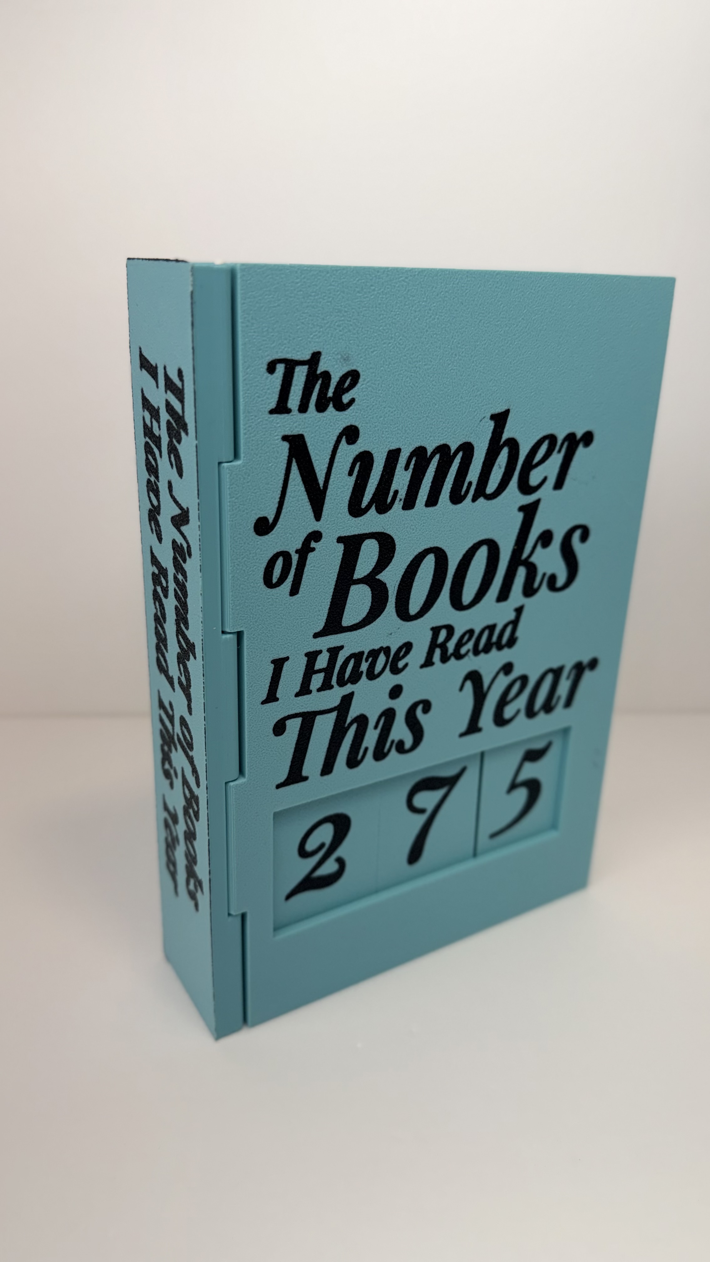 The R7Makers Ledger | Modular Book Tracker & Mechanical Counter