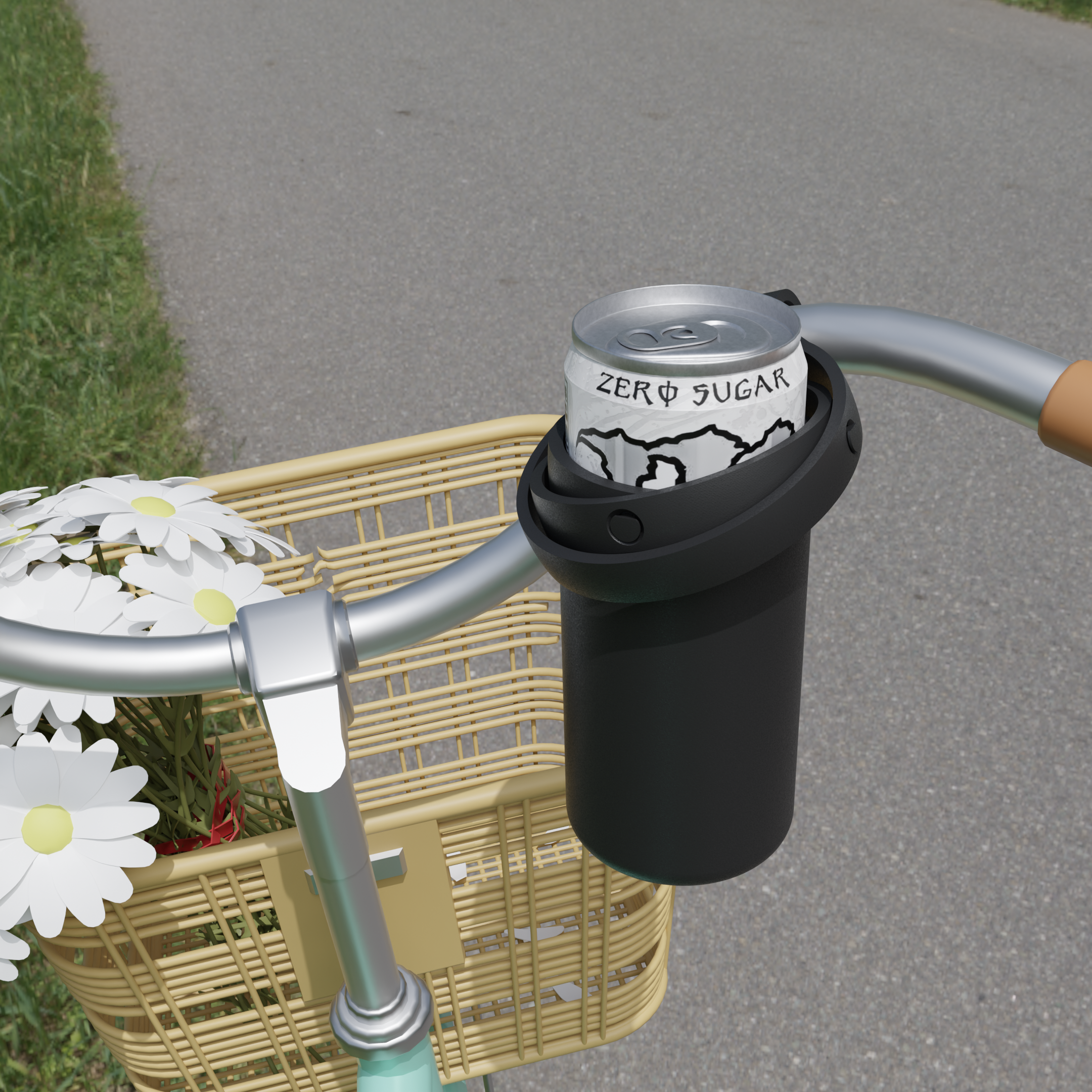 Gyroscopic Can Holder – The Ultimate Drink & Drive Accessory 3D model thumbnail