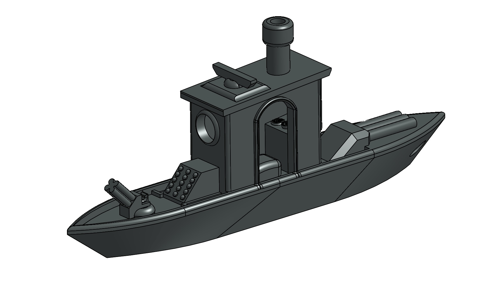 Benchy destroyer — miniatura 2