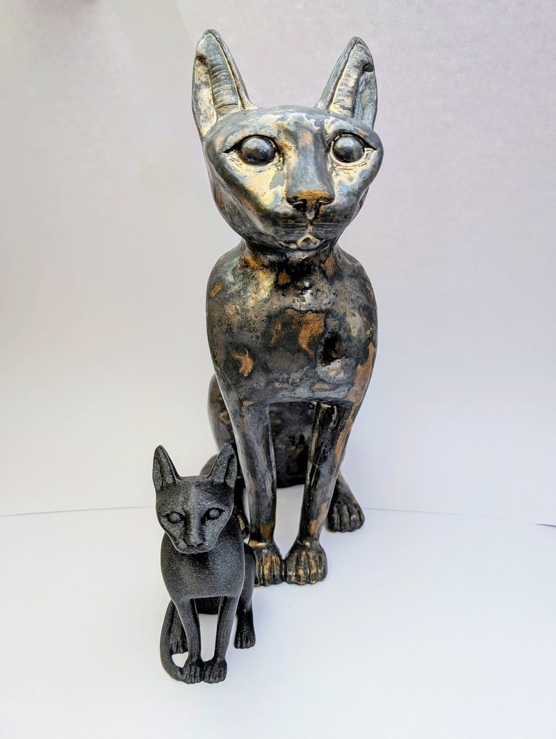 Egyptian Cat Statuette — miniatura 3