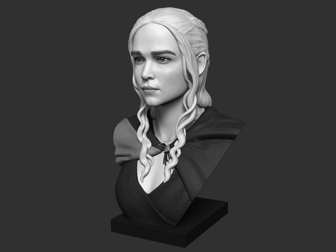 Daenerys 3D model thumbnail