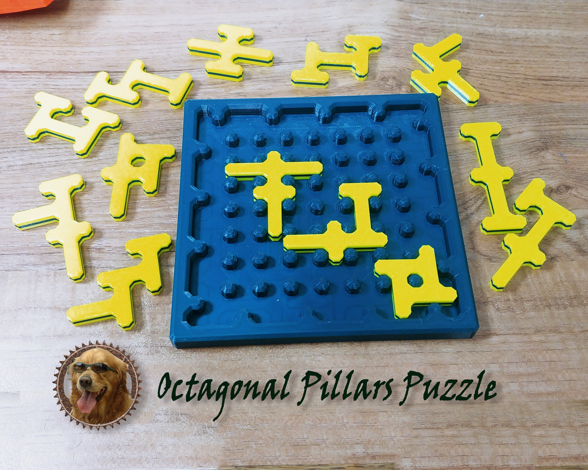 Octagonal Pillars Puzzle