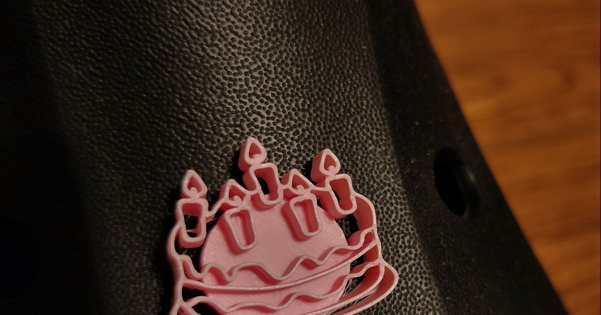 Croc cake charm by Paul Malinowski | Download free STL model ...