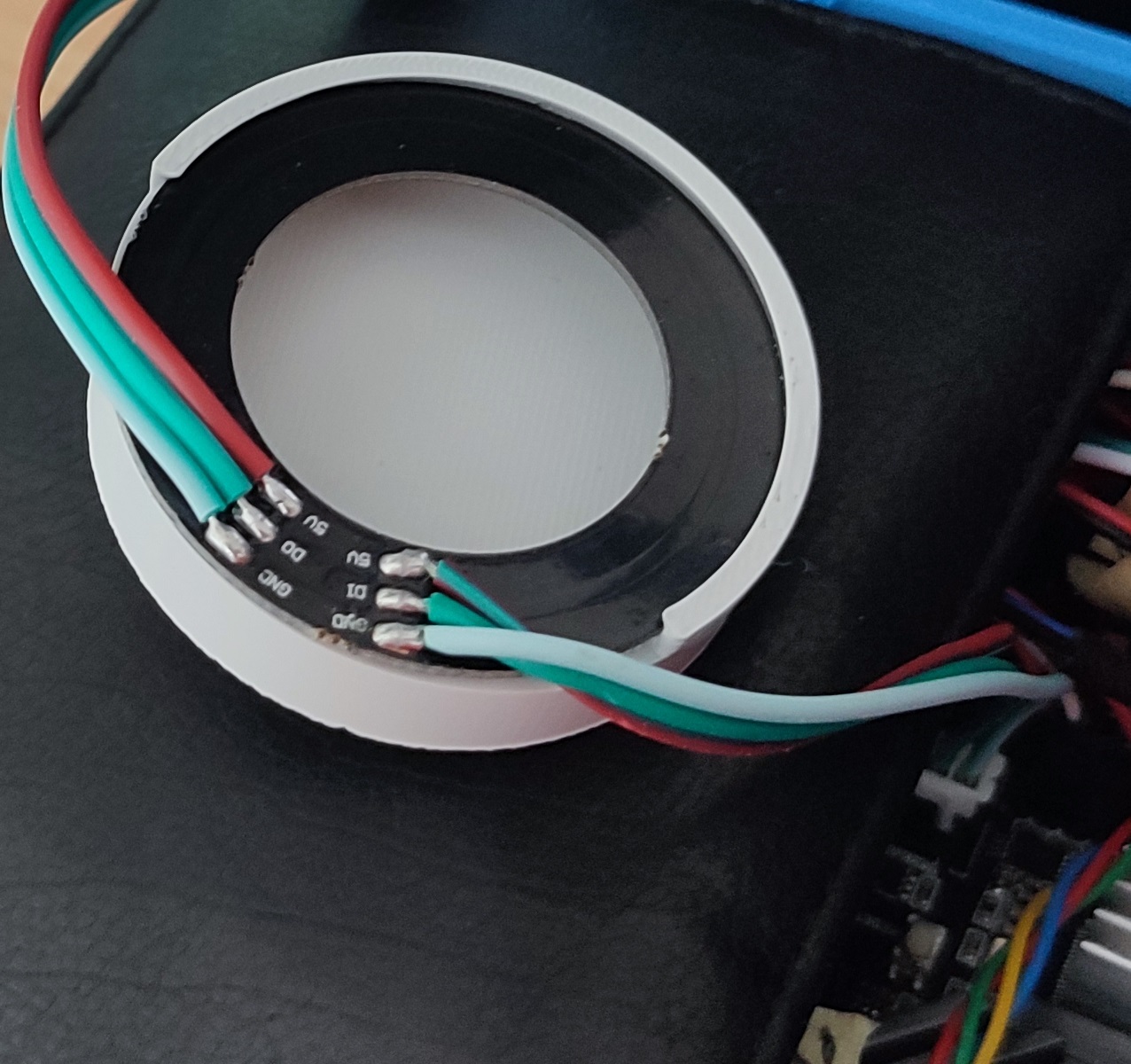 Simple 16 LED ring diffuser by mara5a Download free STL model