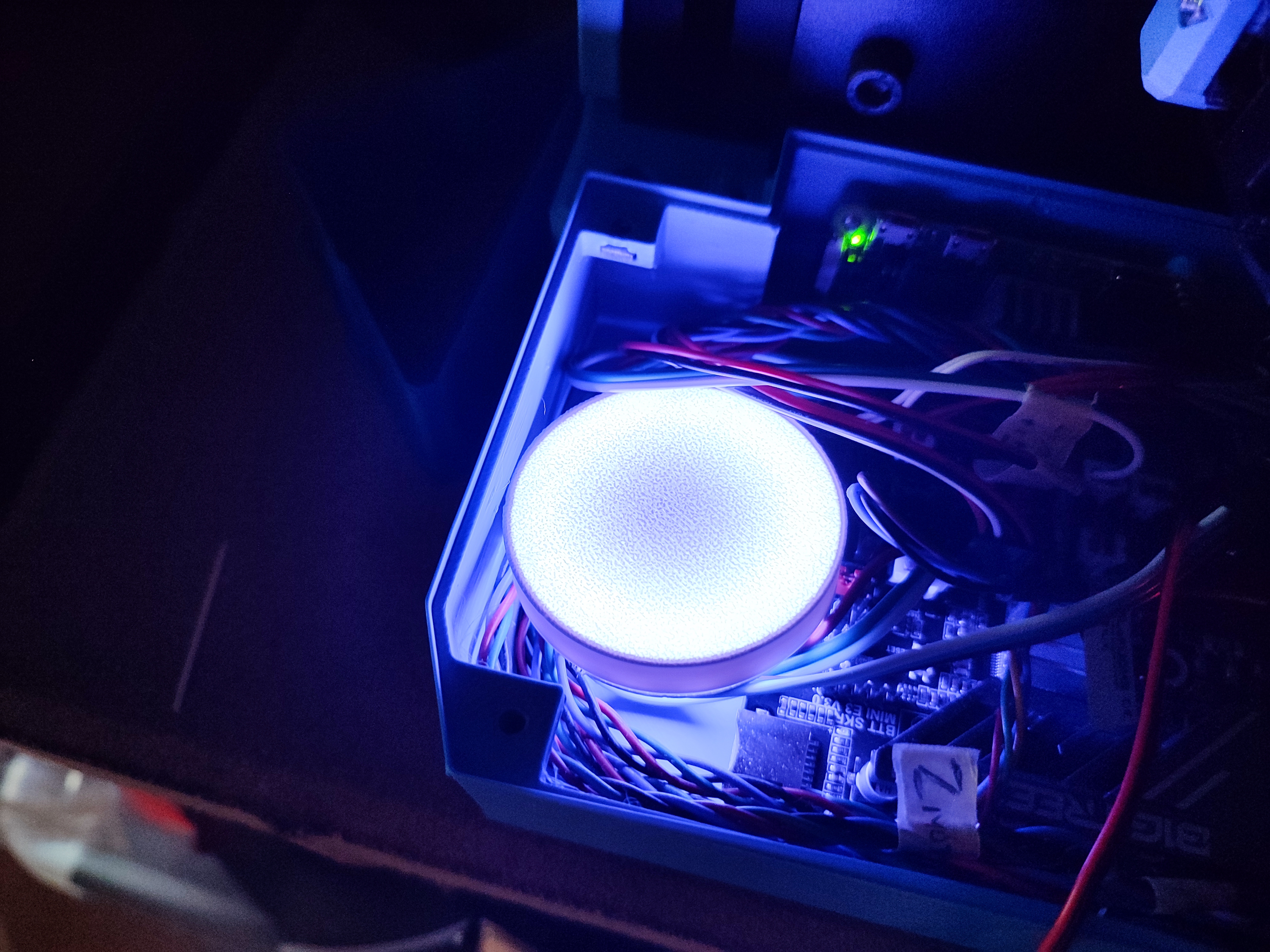 Simple 16 LED ring diffuser