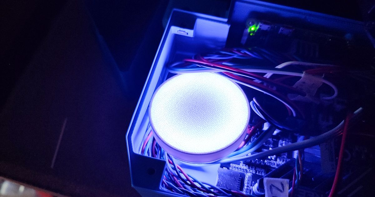 Simple 16 LED ring diffuser by Ferfi | Download free STL model ...