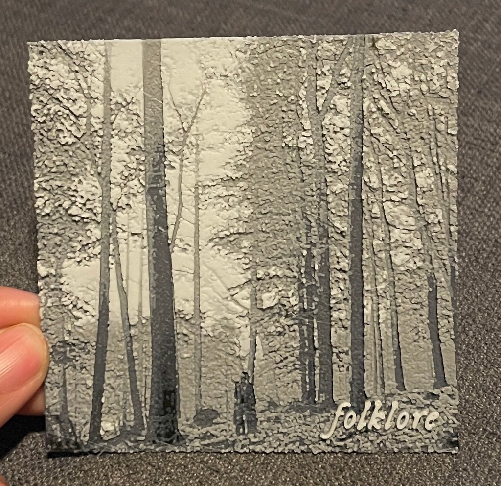 folklore by Taylor Swift - Hueforge Print