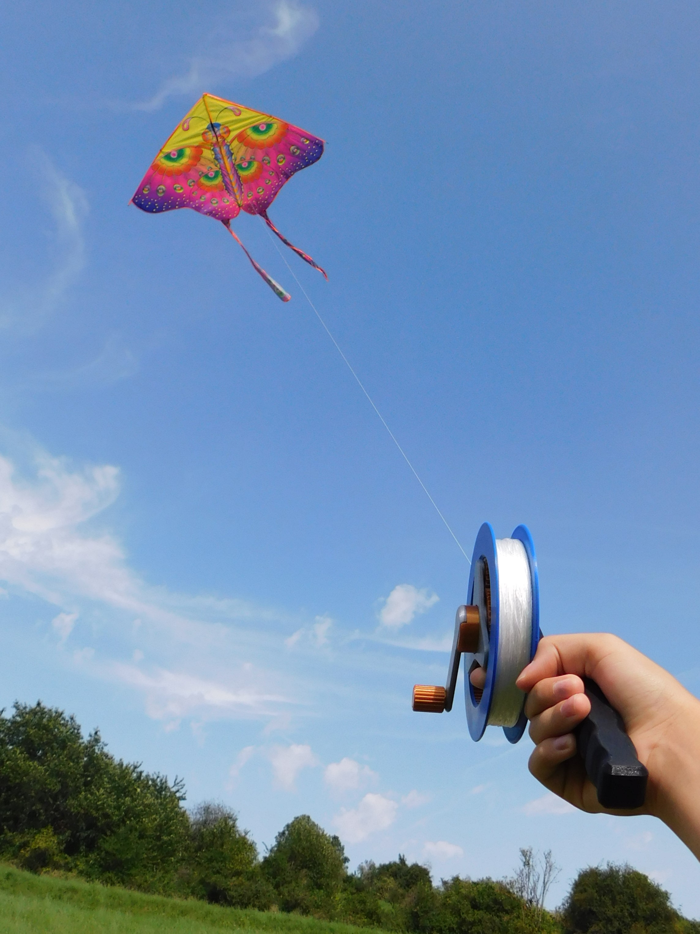 Geared kite reel by Thorin Oakenshield