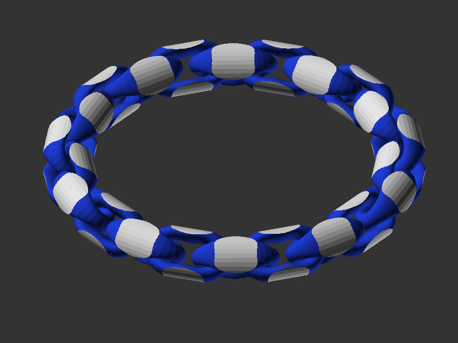 Torus Chain Bracelet