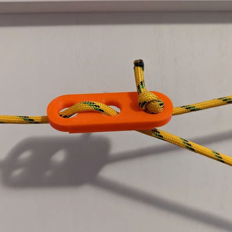 3D file Rope Tensioner (Tiedown) 🏕️・Model to download and 3D