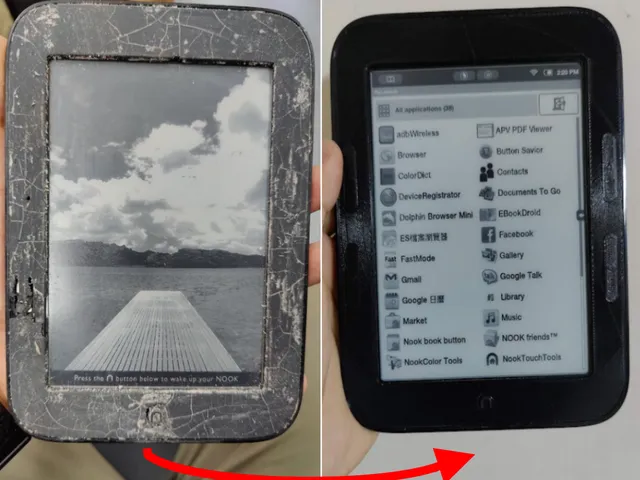 Nook Simple Touch Front Bezel Replacement