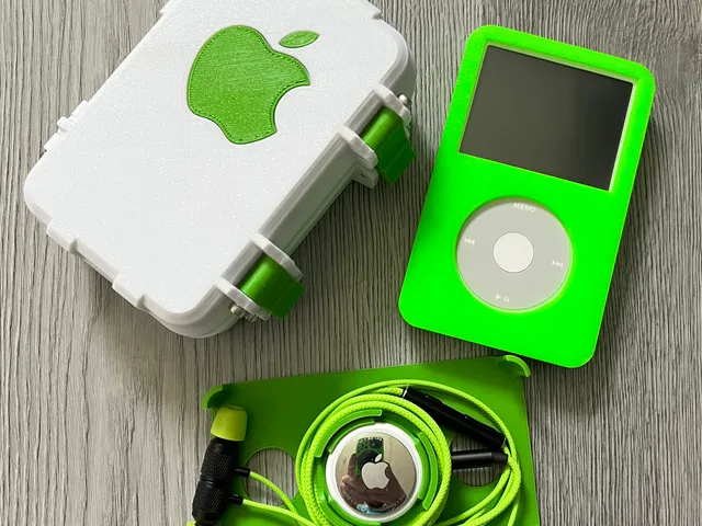 iPod Classic 5 Box inkl. Kabel-Management (+AirTag Edition)