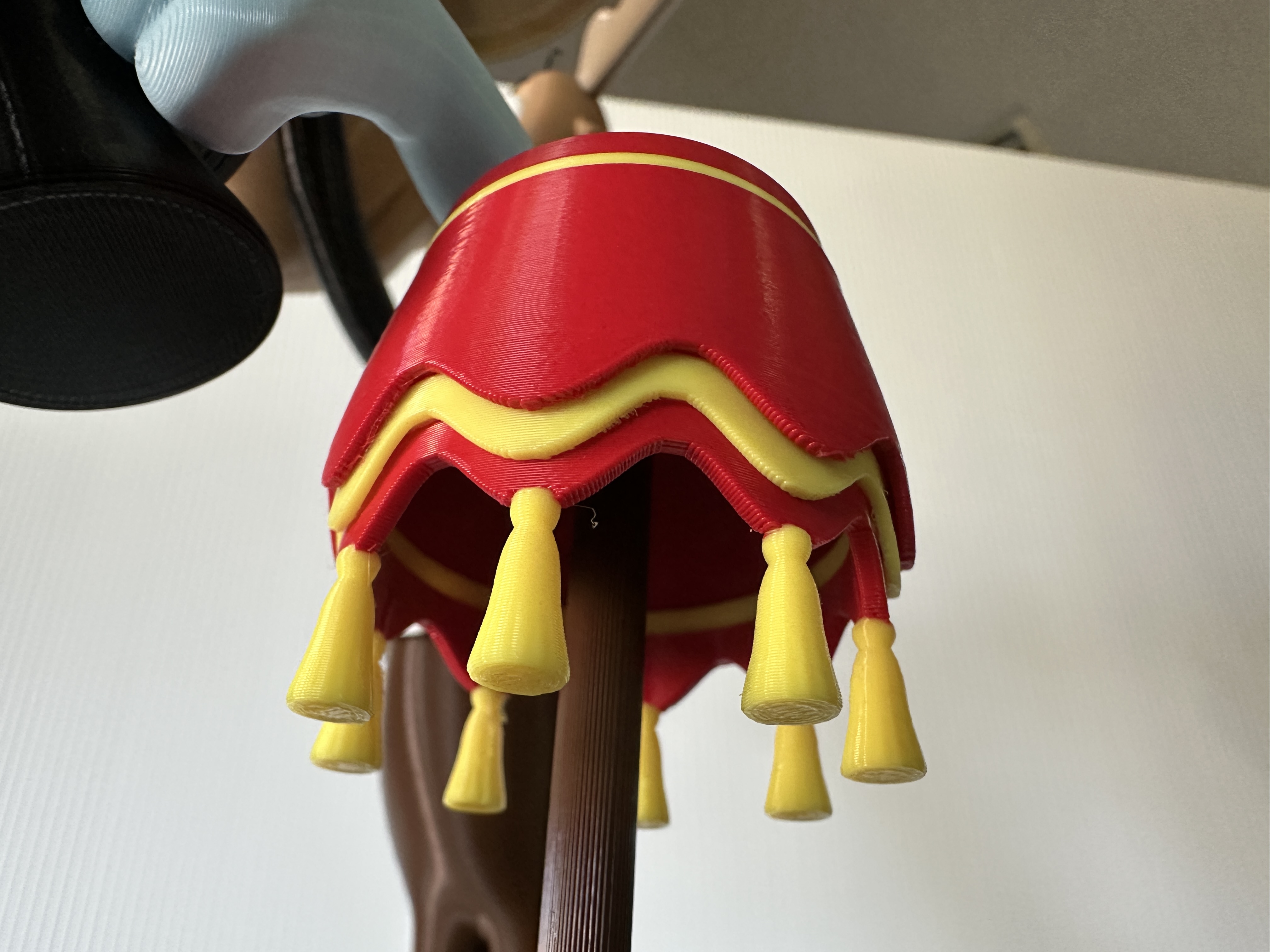 Yellow Tassel's with Fringe for Rocky & Bullwinkle