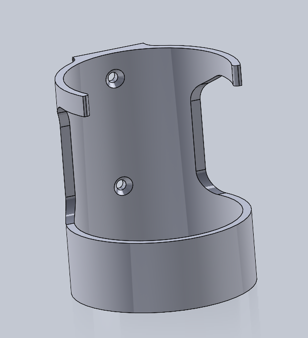Mount for 16 oz propane bottle