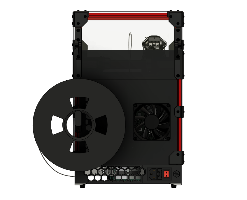 VORON 0.2 Lower Rear Panel With MCU Fan On Right Side By Artxime ...