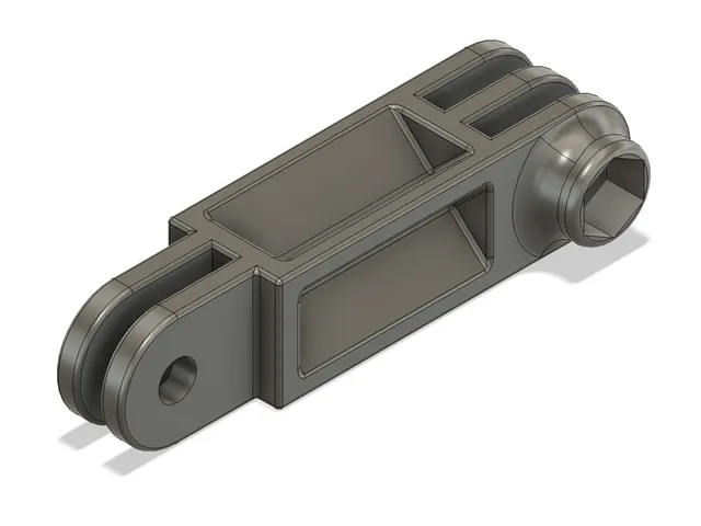 GoPro extension square shaft