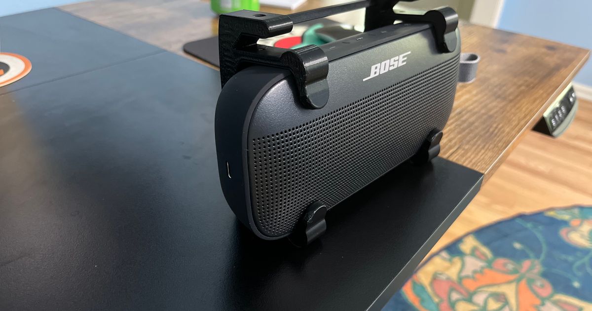 Bose Soundlink Flex Bracket By Nwei Download Free STL Model bose-soundlink-flex-bracket-by-nwei-download-free-stl-model