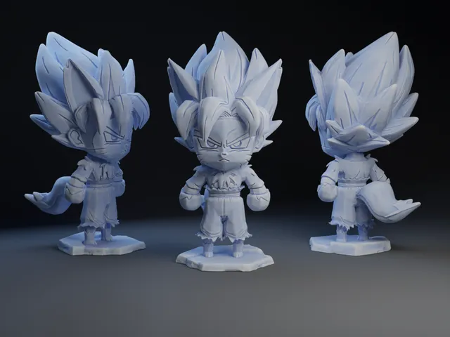 Goku with Halloween Fox Costume.
