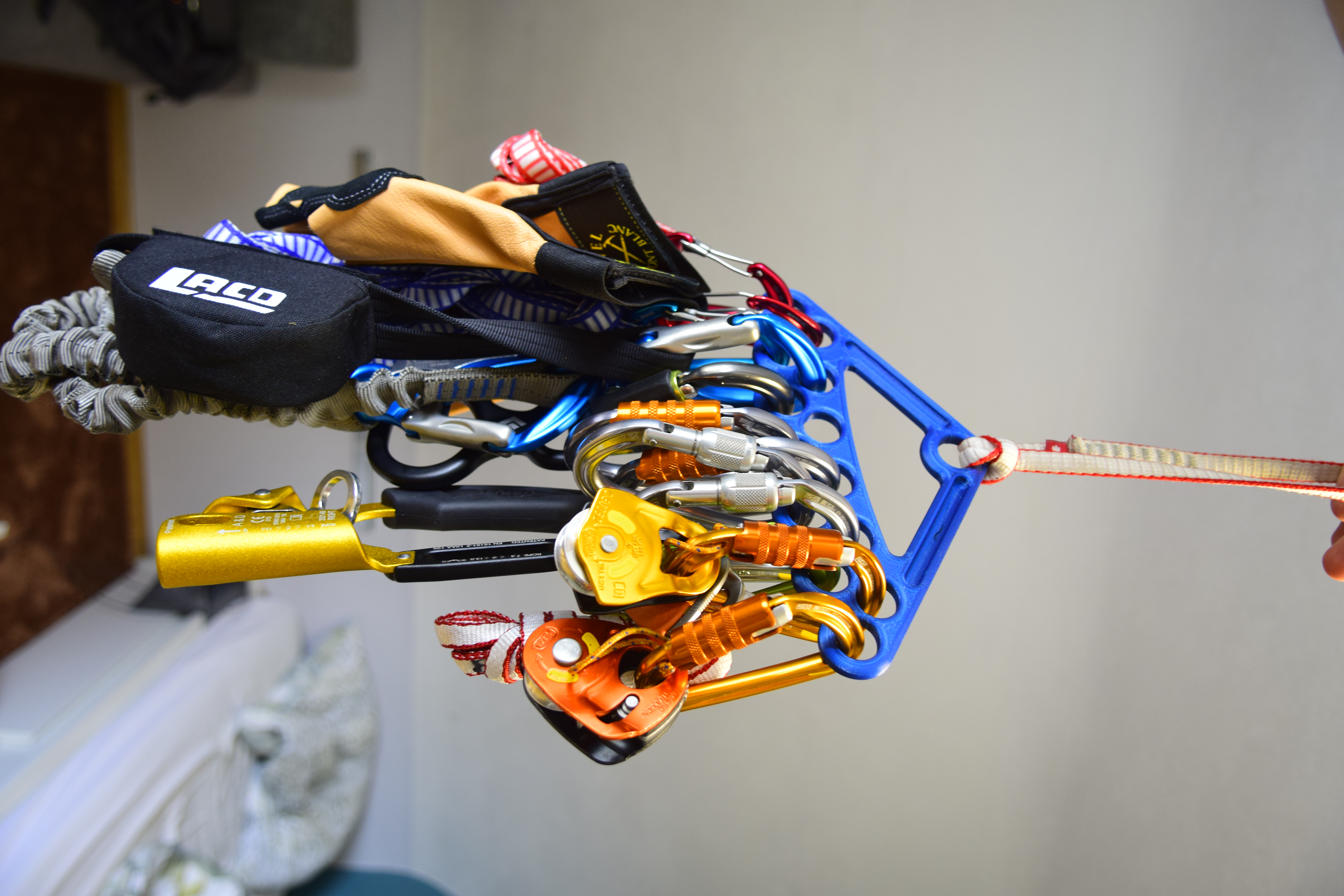 Climbing Gear Organizer - Coat Hanger
