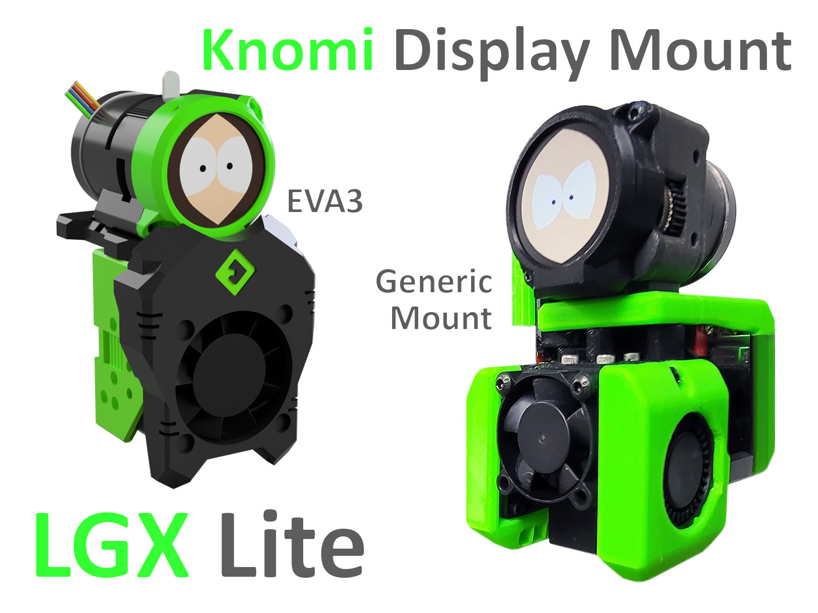 BTT Knomi Display V1 & V2 for LGX Lite Extruder by boothyboothy ...