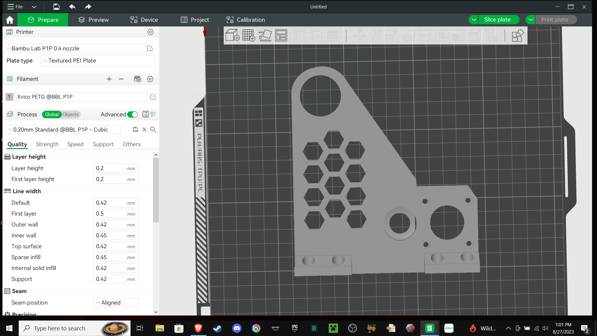 Mirrored Recreator 3D Gear Bracket (For Ender 3 V2)