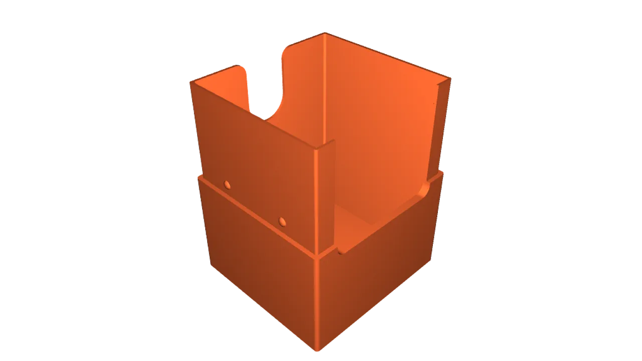 MTG Commander Deck Box (with parametrized Fusion360 file) by MTG Commander Deck Box (with parametrized Fusion360 file) by