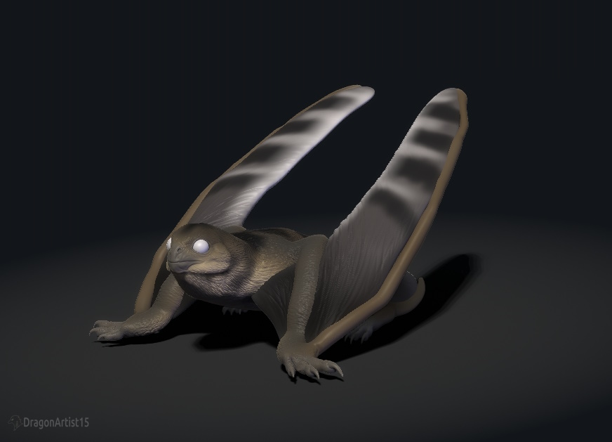 Anurognathus Figurine