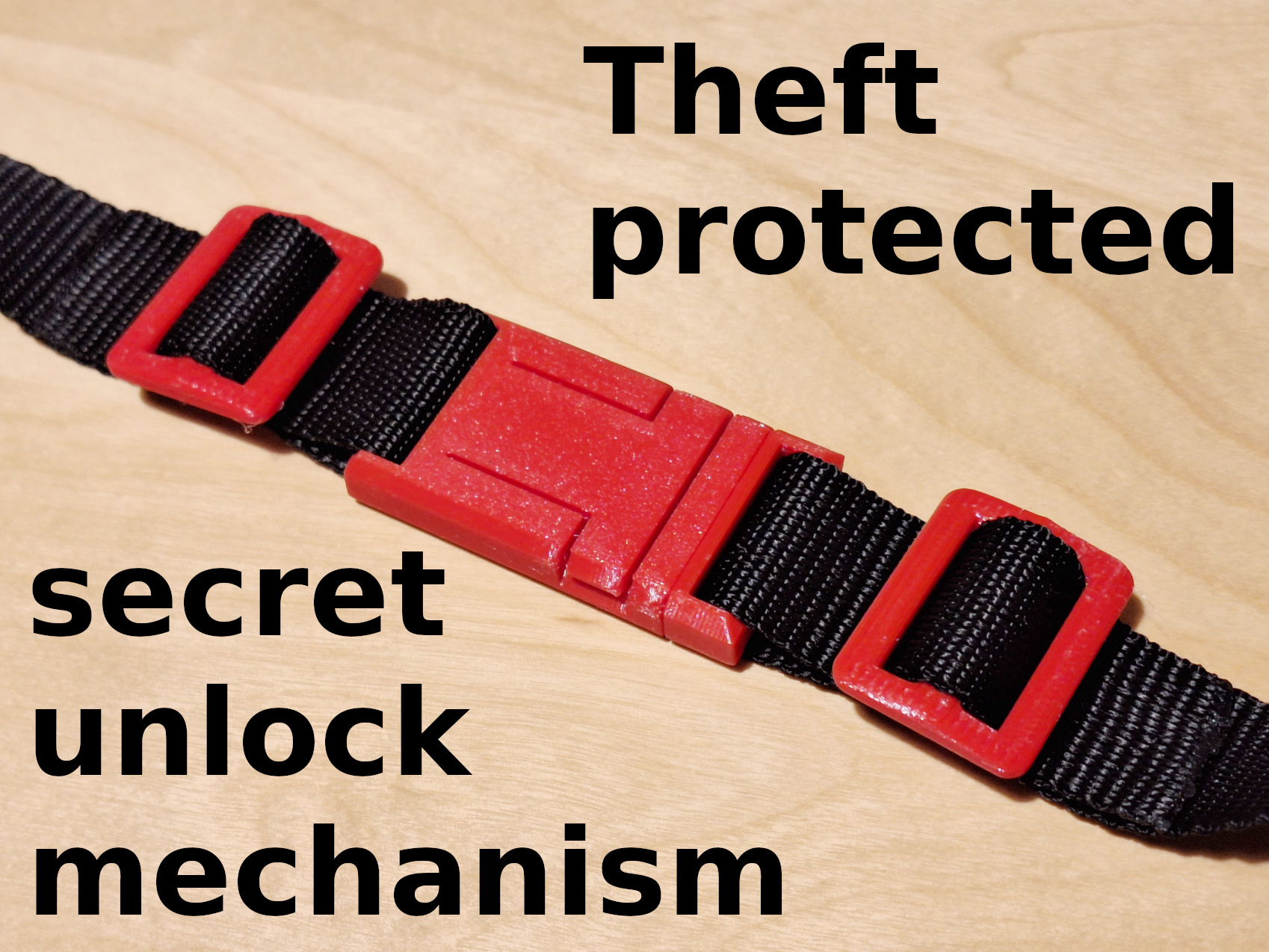 Very sleek looking strap buckle