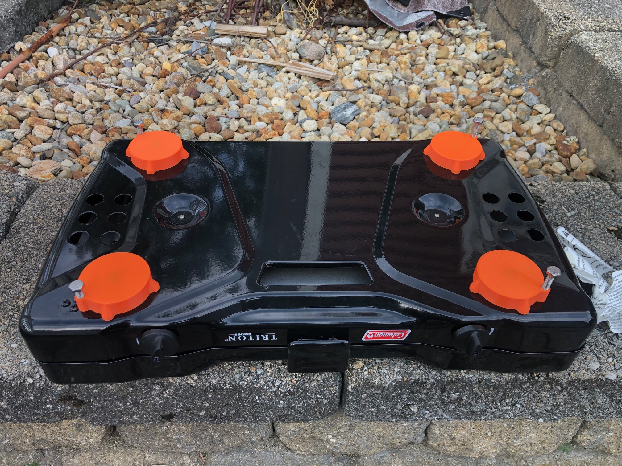 Coleman Camp Stove Leveling Feet by jrsone Download free STL model