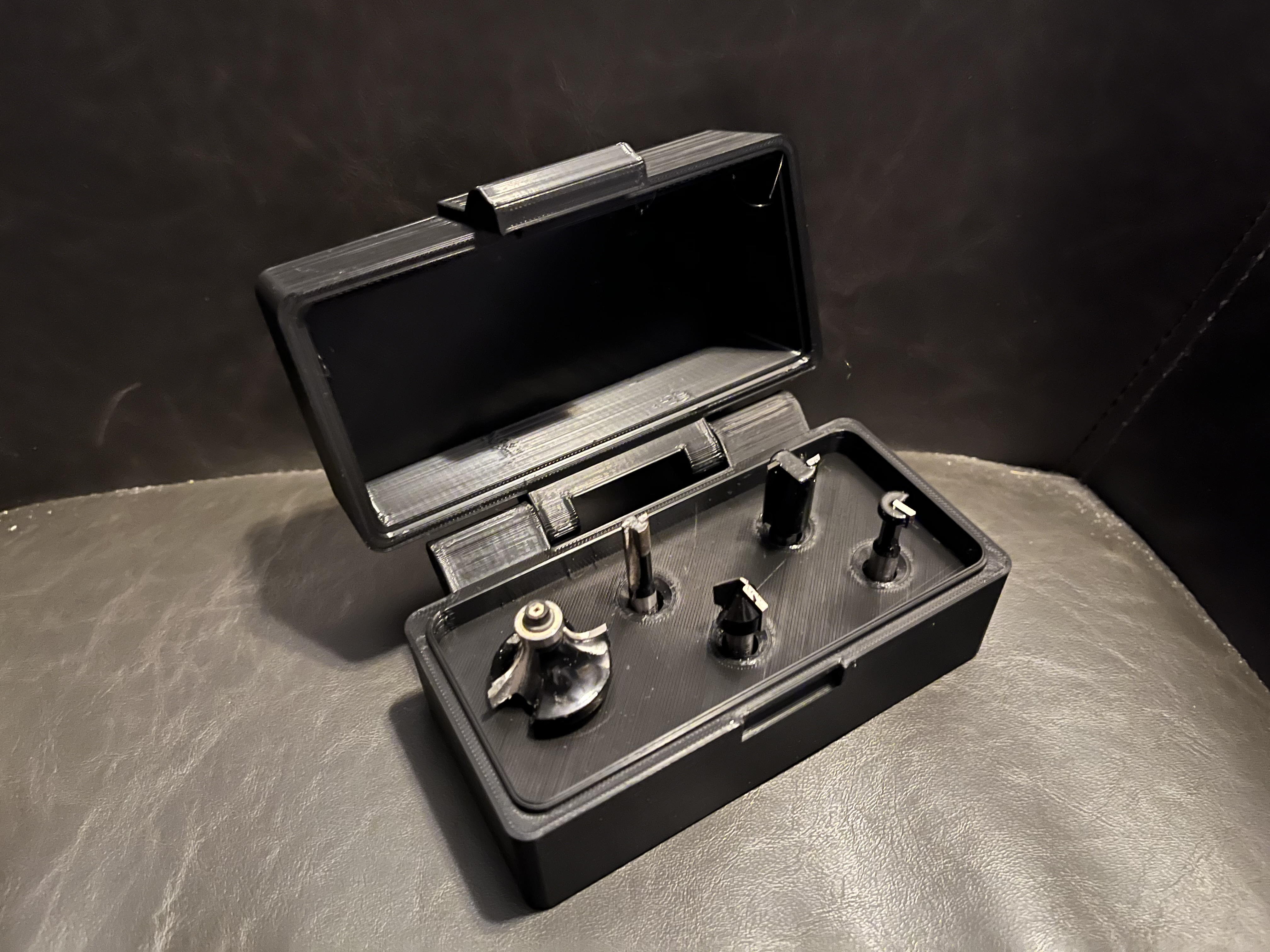 5pc Router Bit Storage Box - Print in Place