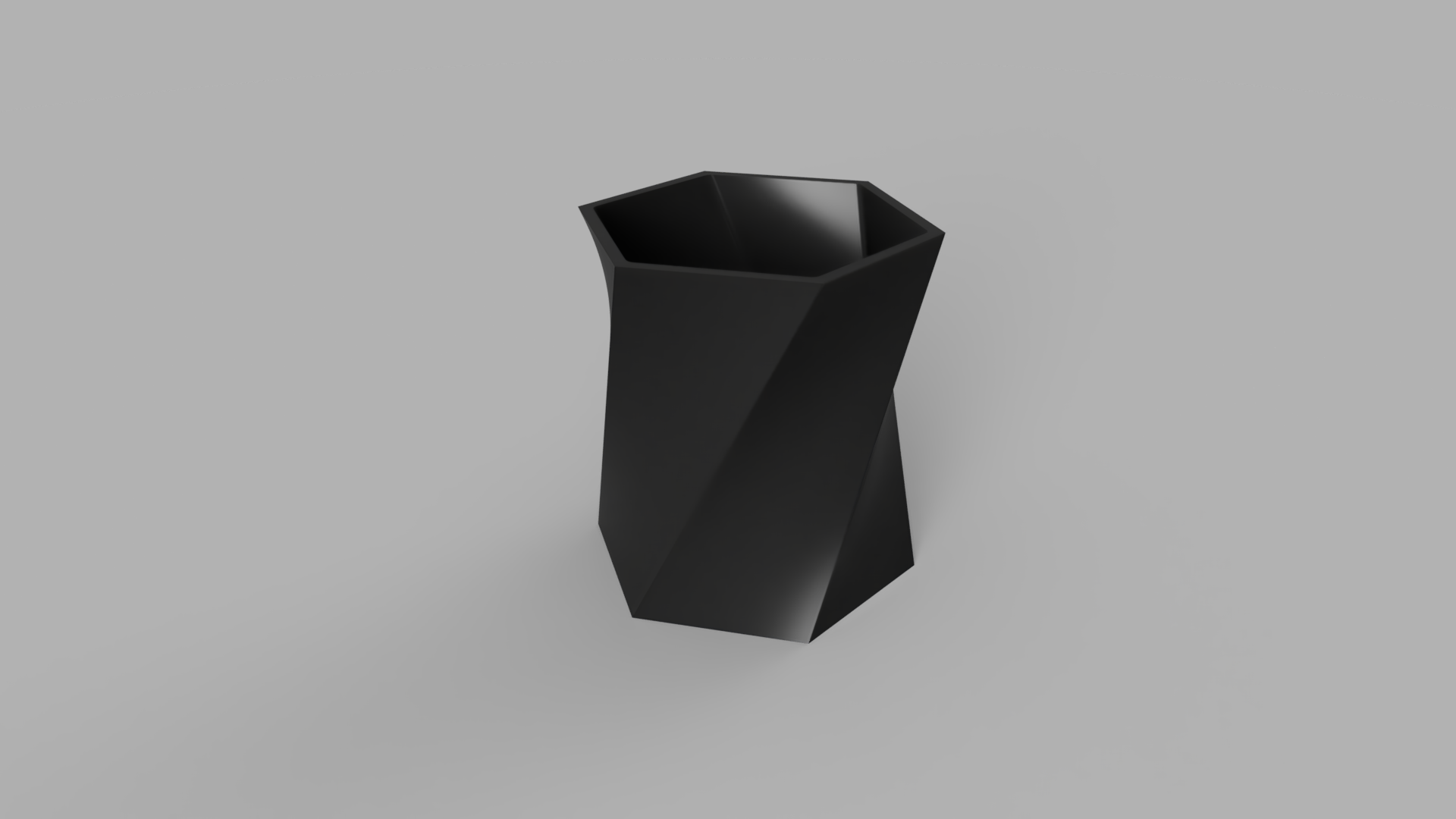 Miniatura 2 do modelo 3D Hexagonal vase