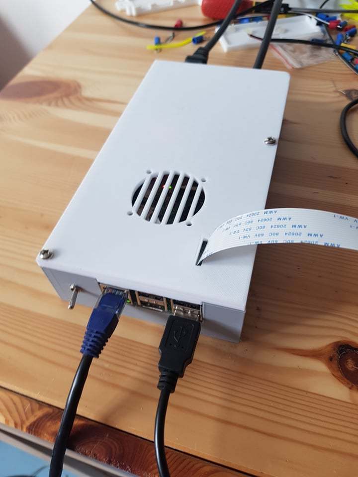 OctoPi-Box with 5V Power Supply and relay