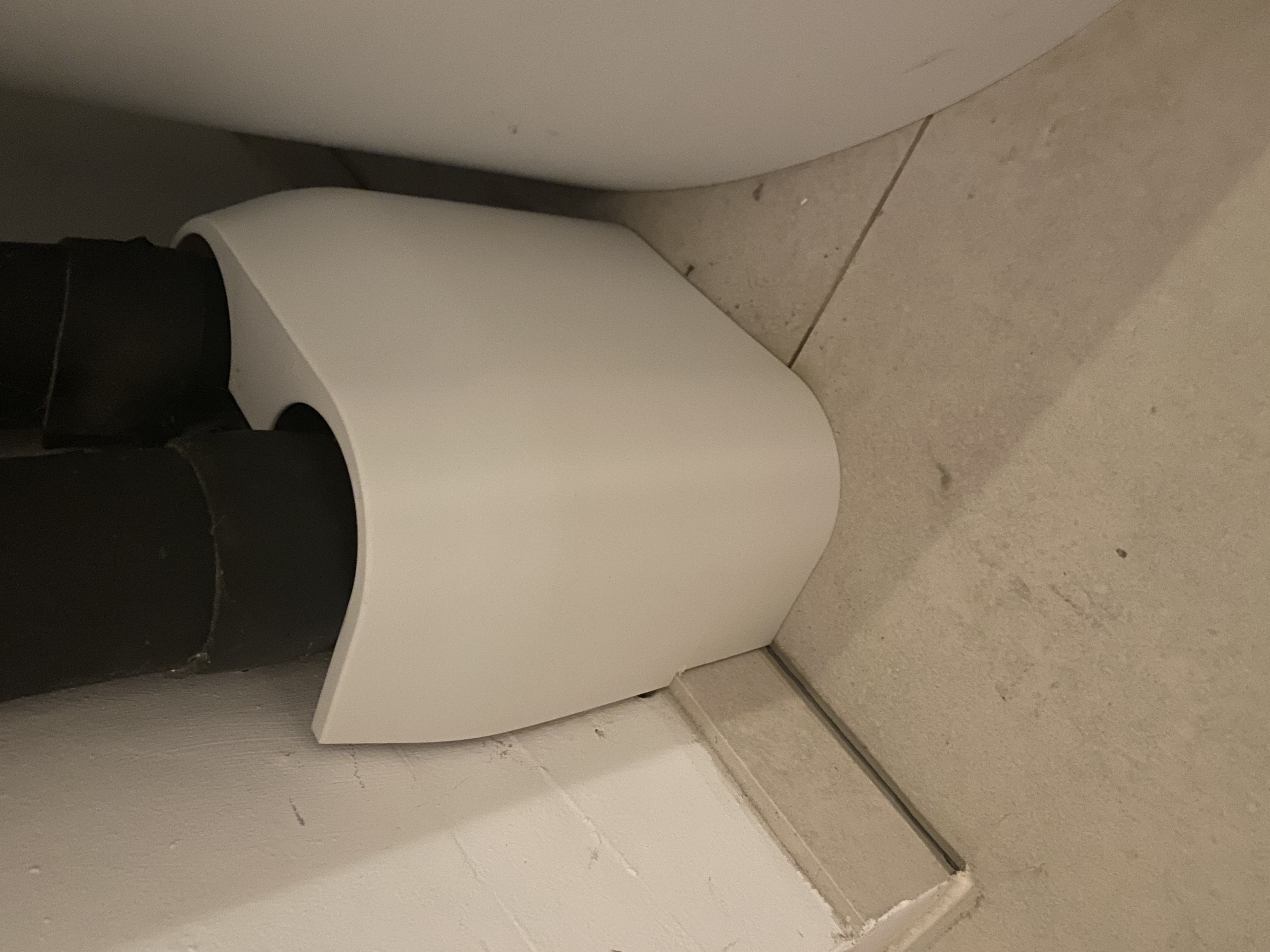 Tube-Housing for 120mm KG-tube outlet