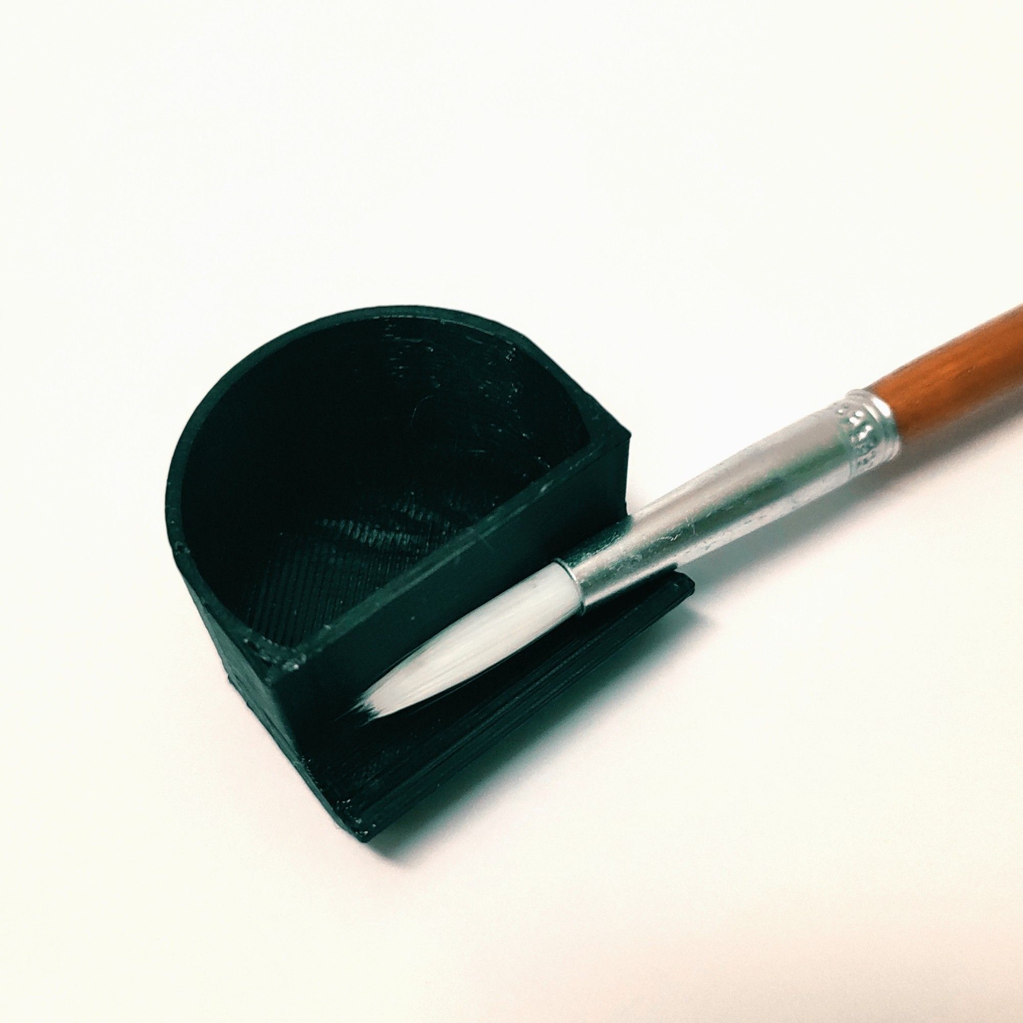 Ink reservoir with brush rest holder by tca Download free STL model