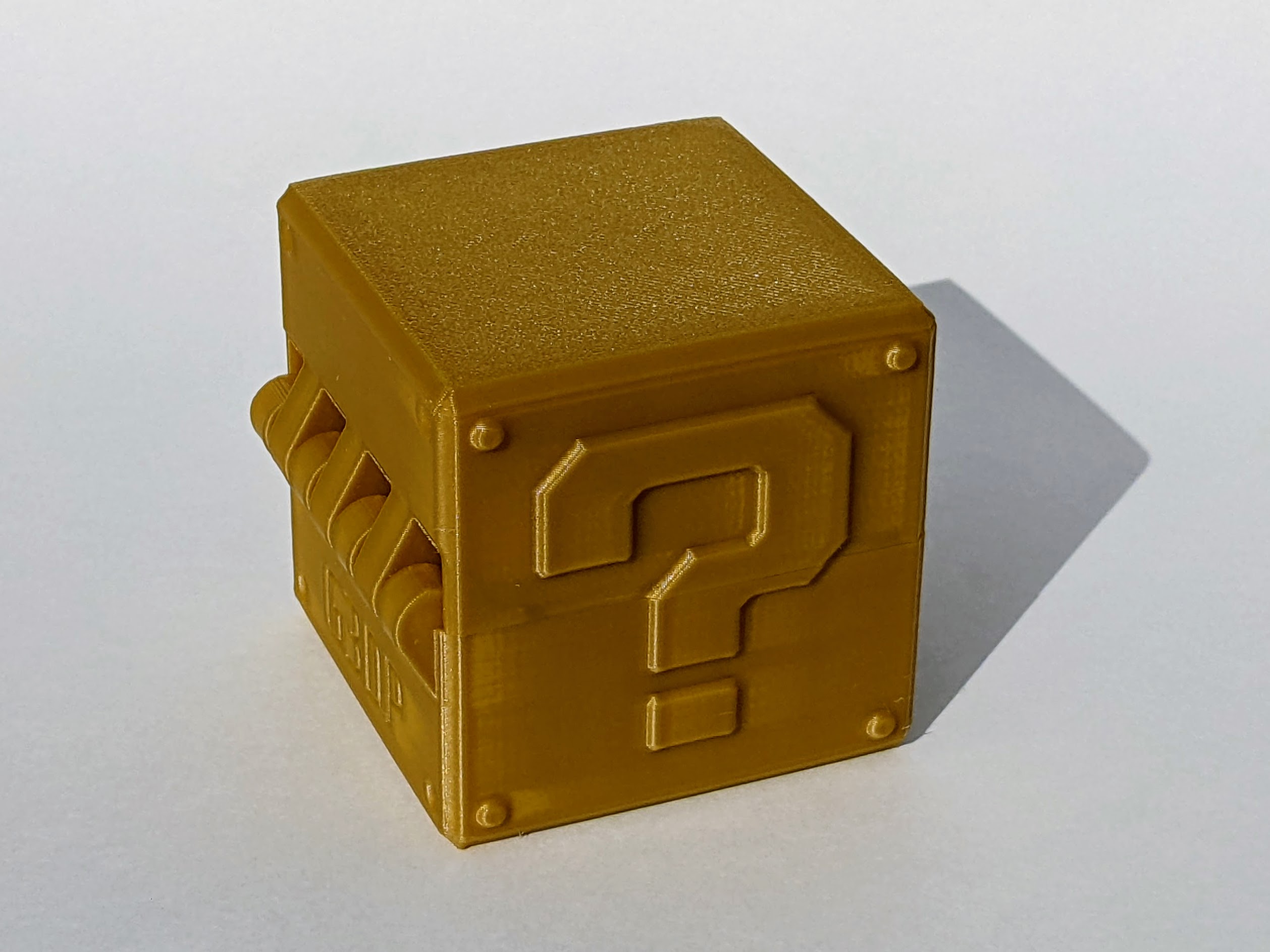Print In Place Mario Coin Block Container