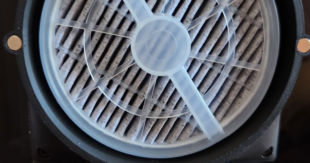 Voron 2.4 HEPA Filter Exhaust Remix by WesPless Download free STL