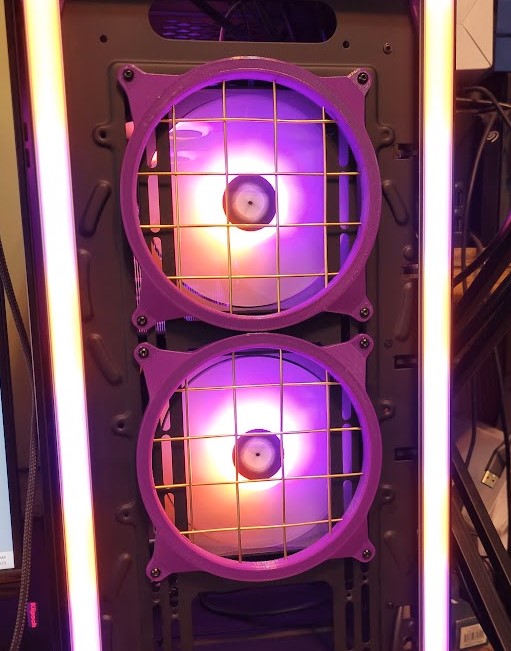 brass rod computer fan grills by Todd Ferrante Download free STL