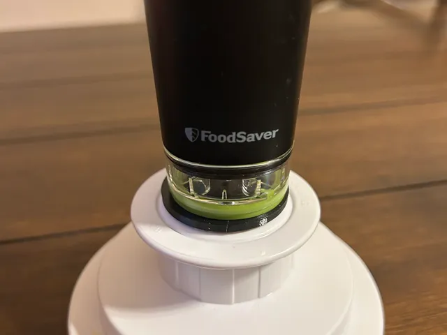Food Saver Mason Jar Lid Adapter