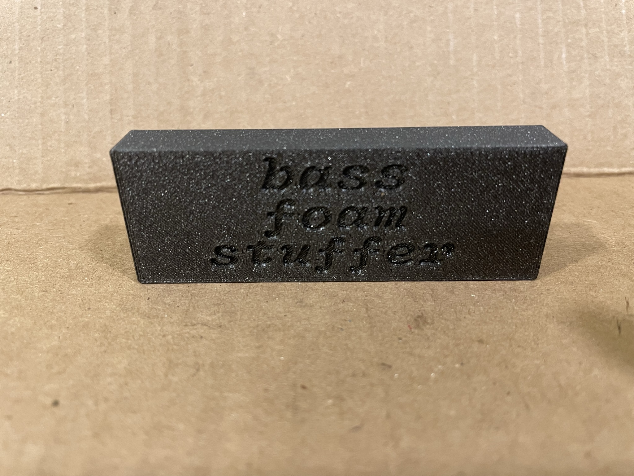 Bass Guitar Bridge Foam Helper by pkeefe36 Download free STL model
