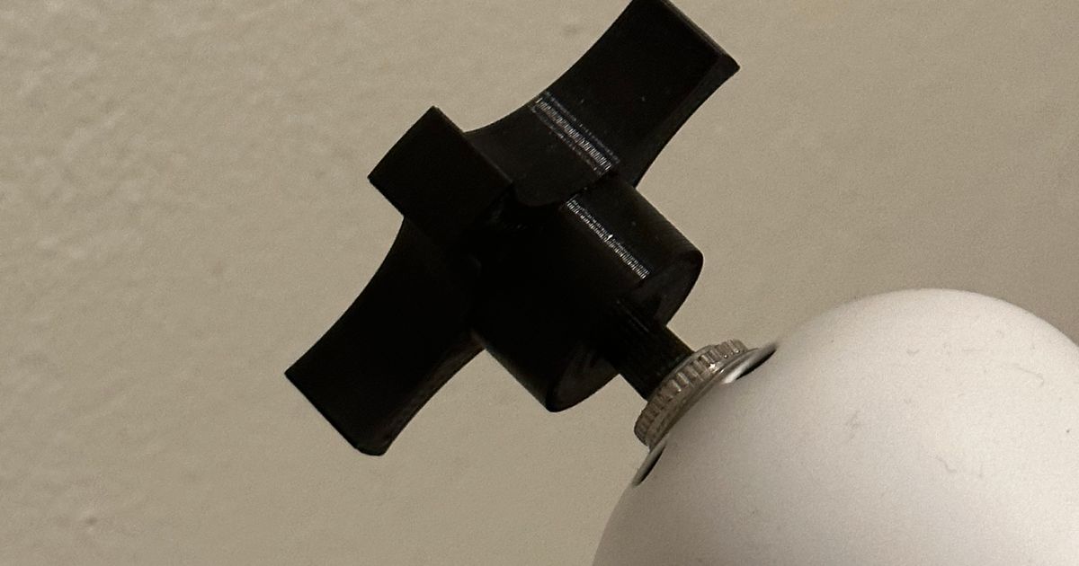 Desk Lamp Knob by Tom! Download free STL model