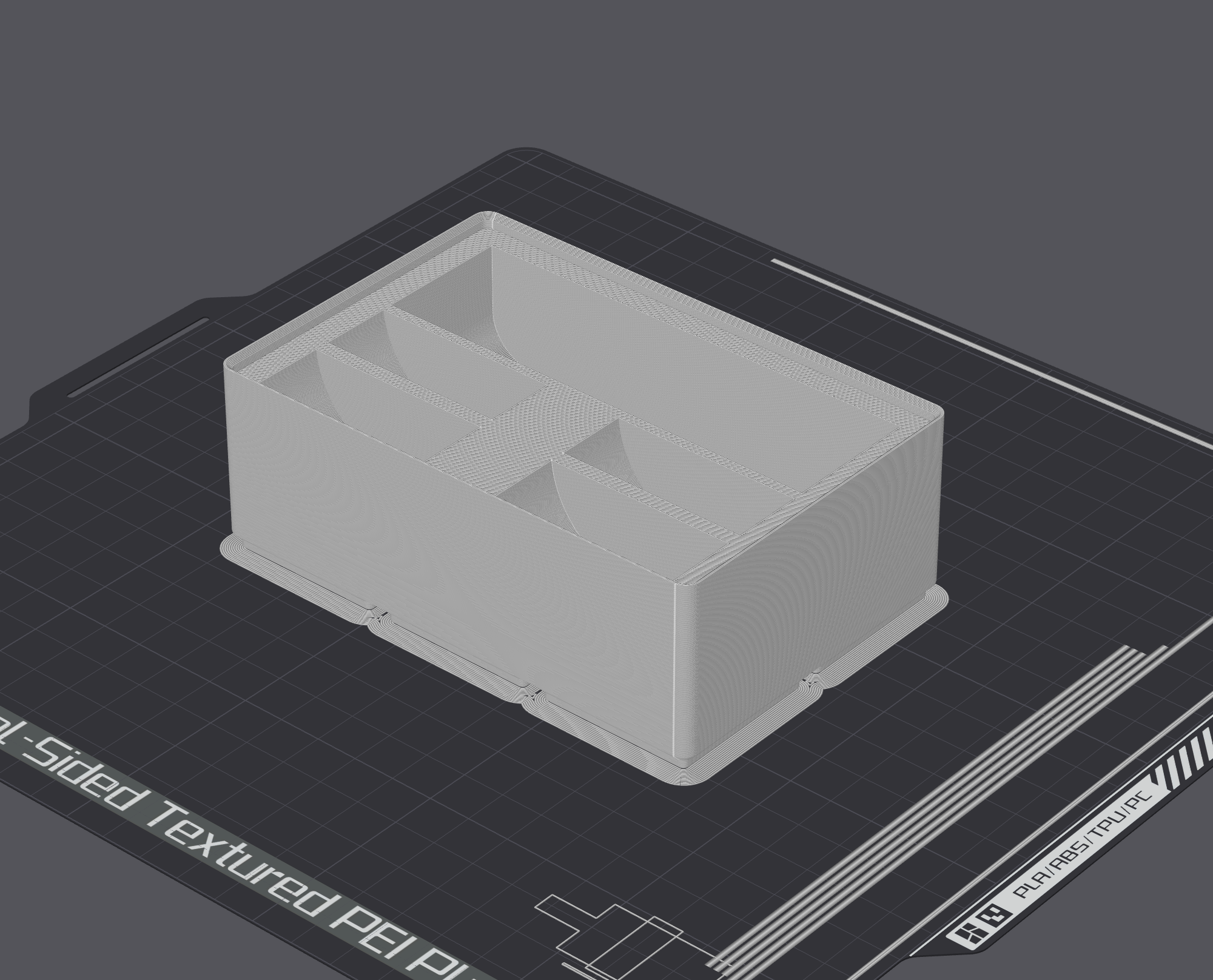 Niimbot D110 label maker and 4x label holder Gridfinity by moebis