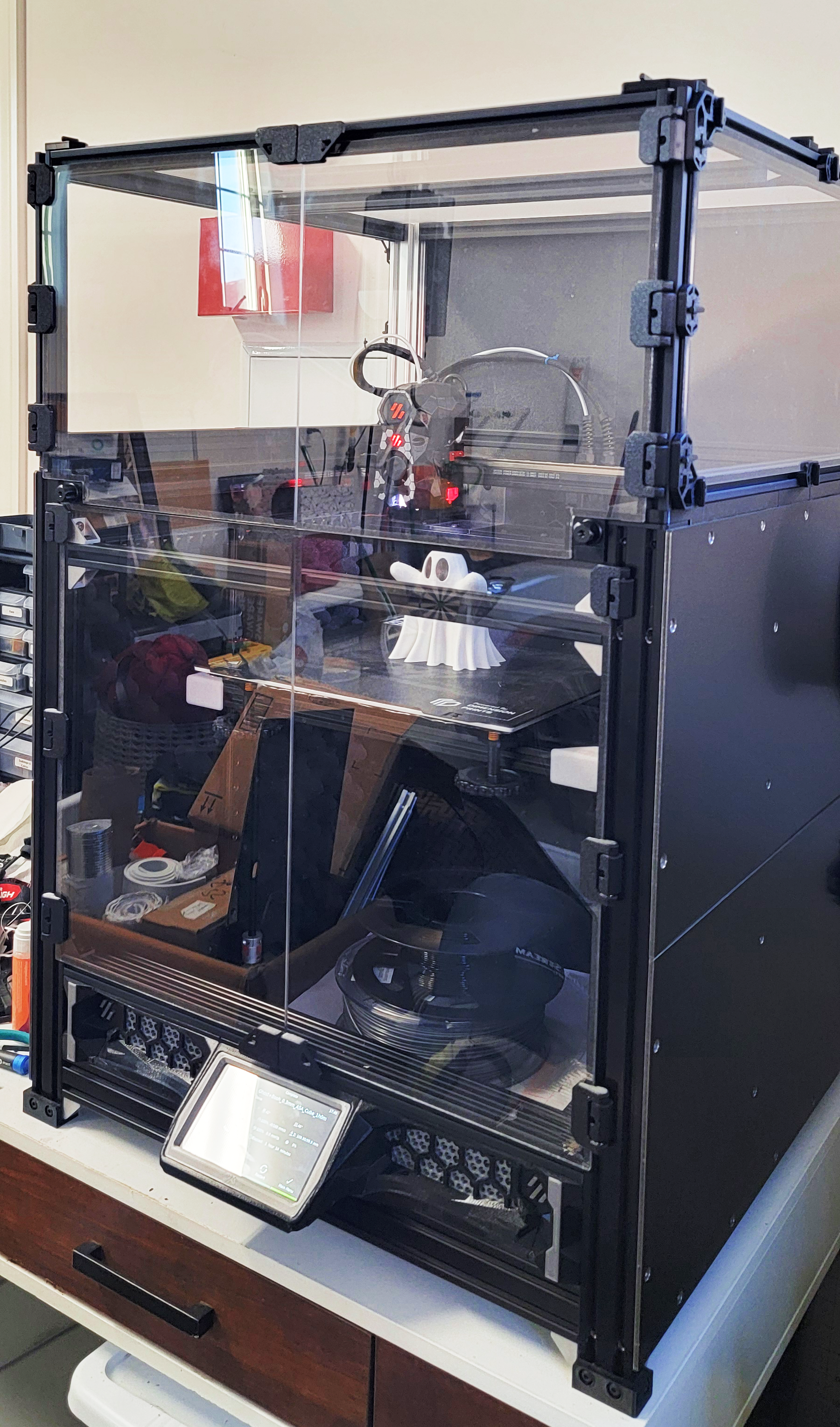 BLV MGN Cube TopHat Enclosure, Extrusion Covers, Panels, and Rigid Mounting Bracket